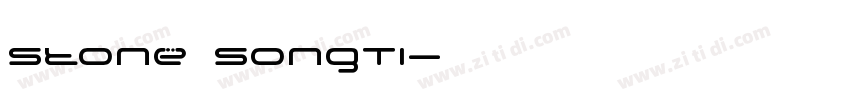 Stone SongTi字体转换